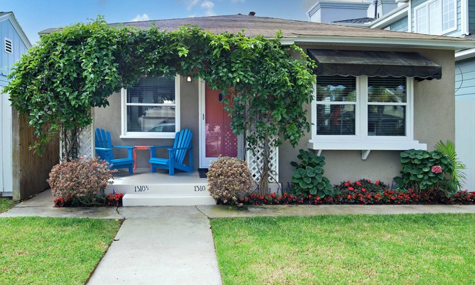 Old Towne Casa | Cozy Beach Bungalow a pasos de la arena y 4 cuadras de Pier & Main St.