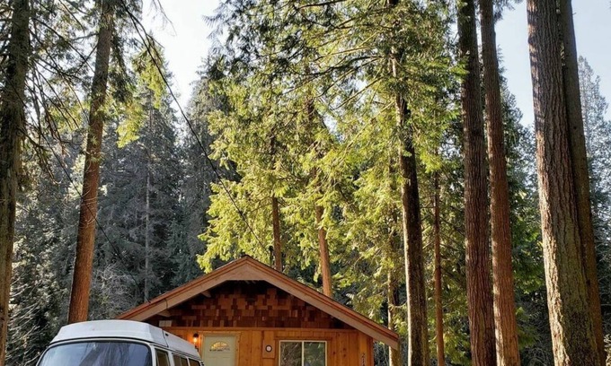 Lime Kiln Cabina | Steven's River Cabin - hot tub-beach-fireplace