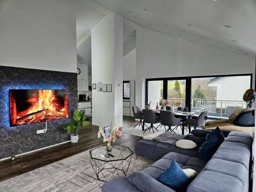 Bad Berleburg Apartamento | Stilvolle Penthouse mit großzügiger Sonnenterrasse