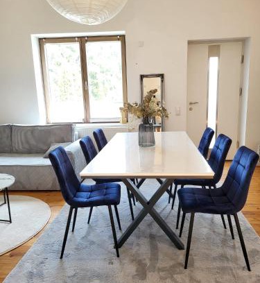 Wiedenbruck Apartamento | Stilvolle Studiowohnung mit Sonnenterasse
