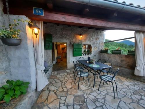 Opatija Casa | Stone House in Dobrec with Sea View & Pool