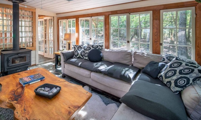 Pittsboro Casa | Storybook Wooded Retreat & Artist's Getaway