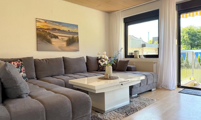 Stickenbuttel Apartamento | Strandgold 1 - Cozy vacation apartment with terrace and garden