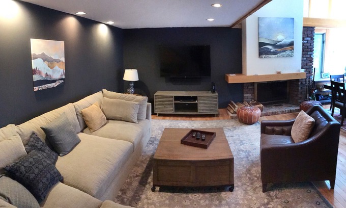 Stratton Mountain Casa | Stratton 4 cama (3 más loft y sótano para dormir) con Shuttle y Rec Room