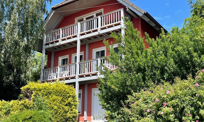 Klein Bollhagen Apartamento | Apartamento-estudio 'Fewo Ostseeblau - Fulgenhaus' con balcón