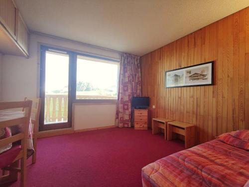 Plagne Villages Apartamento | Studio à Plagne Villages, accès pistes, balcon - FR-1-181-2636