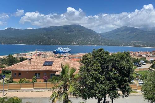 Propriano Apartamento | Studio équipé vue mer