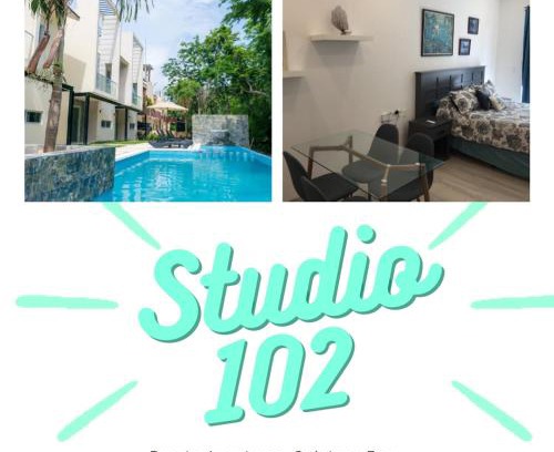 Puerto Aventuras Apartamento | STUDIO 102 Puerto Aventuras private complex with swimming pool