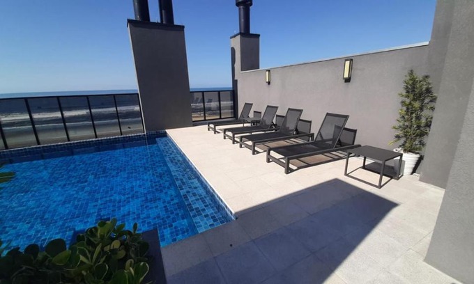 Matinhos Apartamento | Studio 110 Maravilhoso Vista Mar Piscina Aquecida