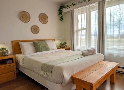 Ste Anne de Beaupre Apartamento | Studio 12 - 2 min du Bord de l'eau Foyer & Barbecue