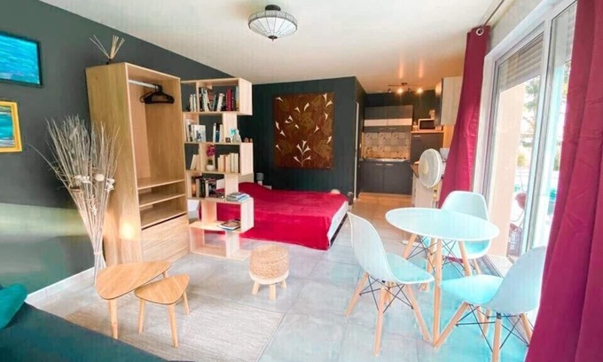 Baron Apartamento | Studio 2/4 Pers-piscine-25mn Rocade Bordeaux, Piscine, Entre Bdx et St Emilion