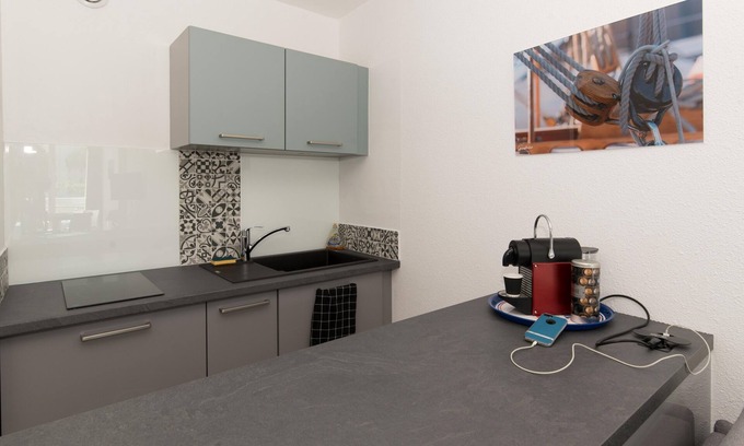 Le Couchant Apartamento | STUDIO 2 ETOILES DE FRANCE, 100 Mètres DE LA PLAGE, PARKING, WIFI, IDEAL FOR FAMILIES