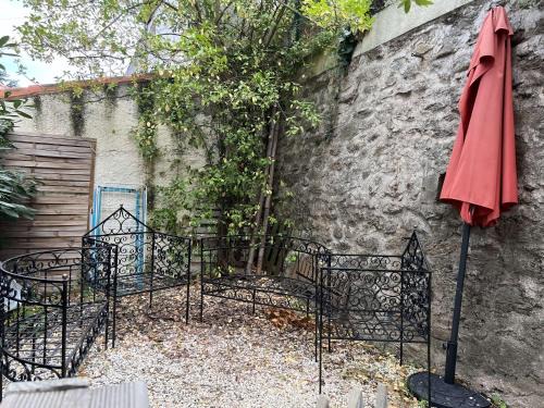 Amelie-les-Bains-Palalda Apartamento | Studio 20m² avec balcon, jardinet, et WiFi au centre d'Amélie-Les-Bains - FR-1-659-80