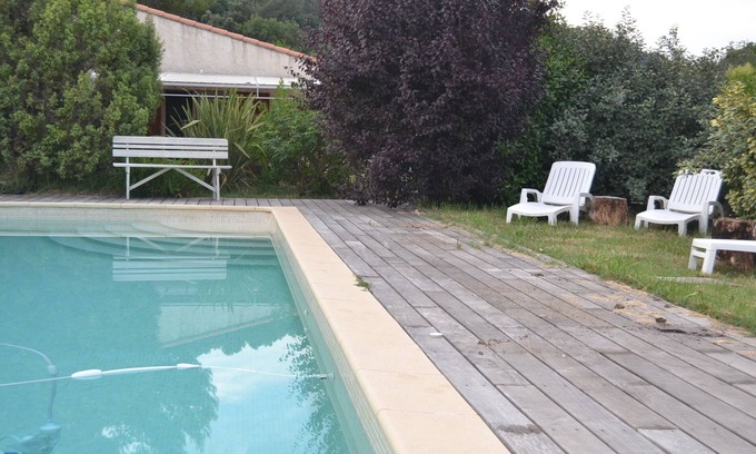 Evenos Casa | Estudio 28m ² en villa de Var Tranquilo y Piscina.