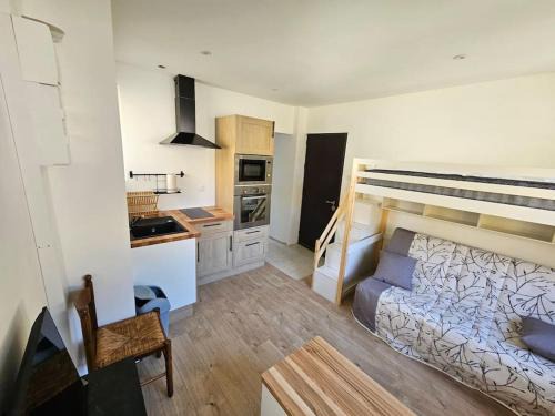 Bagneres-de-Luchon Apartamento | Studio 3 personnes avec terrasse