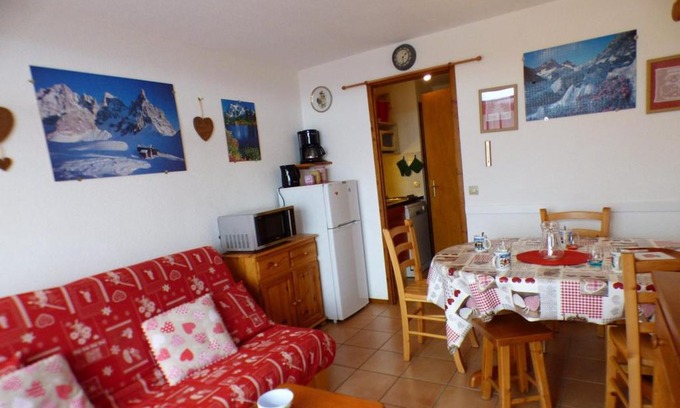 Les Saisies Apartamento | Studio 4 pers, balcon sud, proche télésièges et commerces - Les Saisies - FR-1-594-153