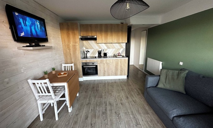 Stella-Plage Apartamento | Studio 50m from the sea