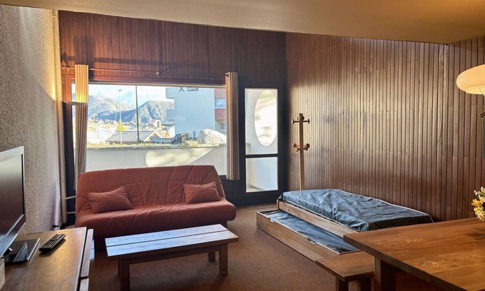 Cognet Apartamento | Estudio 6 pers, 52m², ski-in/out, aparcamiento, Alpe d'Huez