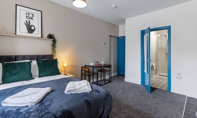 Middlesbrough Apartamento | 🌟Studio 7 - City Centre - Free Wifi & Smart TV🌟