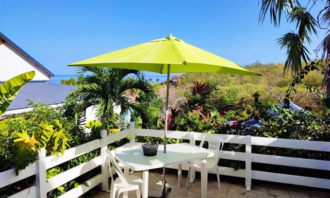 Marigot Apartamento | Studio agréable avec vue sur la mer à Marigot - 30 m² + Jardin.