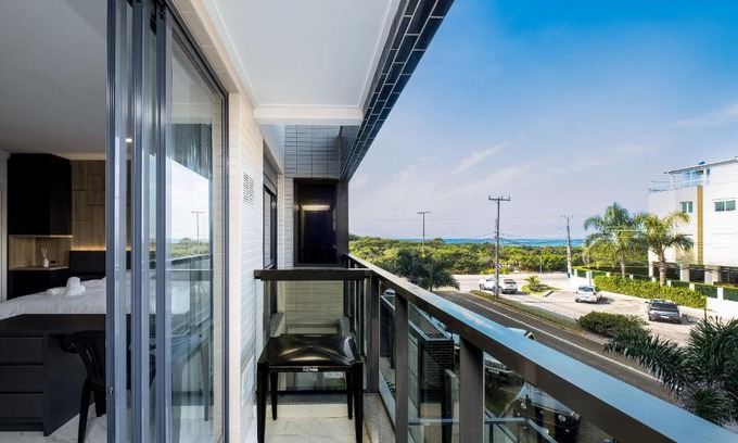 Lagoa Pequena Apartamento | Studio alto padrão pé na areia em Floripa IRB205