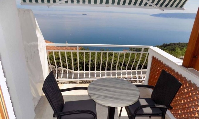 Mosenice Apartamento | Apartamento Estudio en Mošćenička Draga con Seaview, Terraza, Acondicionador, WIFI (4364-1)