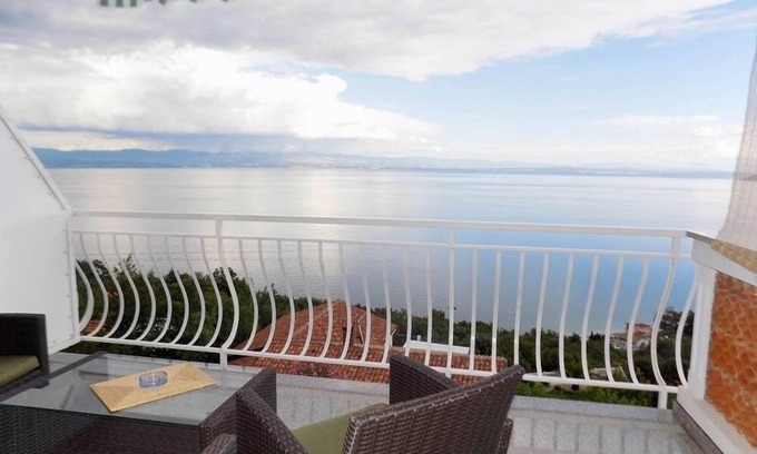Mosenice Apartamento | Apartamento Estudio en Mošćenička Draga con Seaview, Terraza, Acondicionador, WIFI (4364-4)