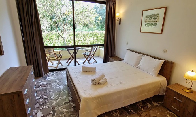 Melikia Apartamento | Apartamento estudio 'Alexandra Studio 8' con balcón privado y Wi-Fi