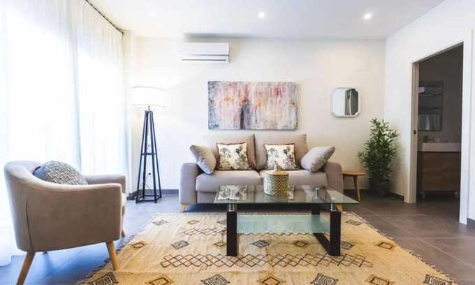 Distrito Sur Apartamento | Estudio 'Flores De Cordoba Azahar 1' con Wi-Fi y aire acondicionado