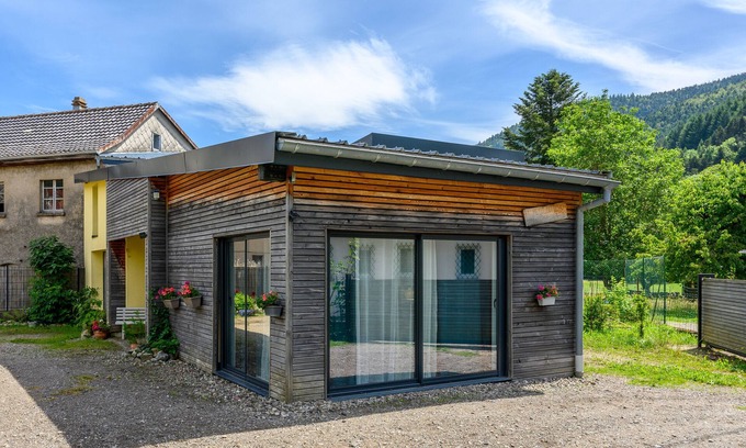 Mittlach Apartamento | Apartamento estudio 'Gite Au Petit Mittlach' con vistas a la montaña, terraza y jardín privado
