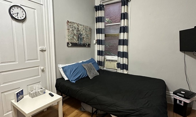 Victorian Village Apartamento | Estudio simple y minimalista en Short North