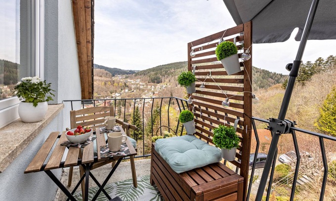 Triberg im Schwarzwald Apartamento | Apartamento-estudio "Sonnenhof" con balcón y Wi-Fi