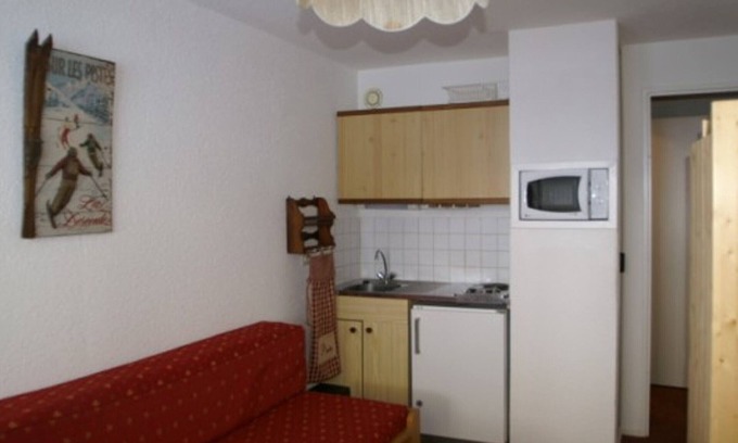 Le Pleynet Apartamento | Estudio a pie de pistas con balcón