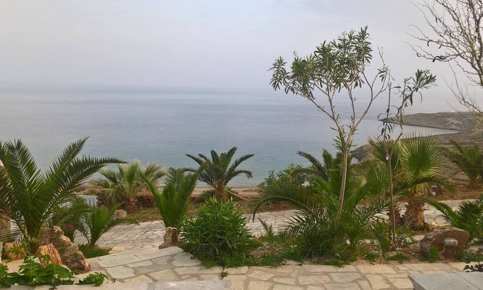 Tinos Town Villa | Studio At Villa Ioanna With Gorgeous Sea View