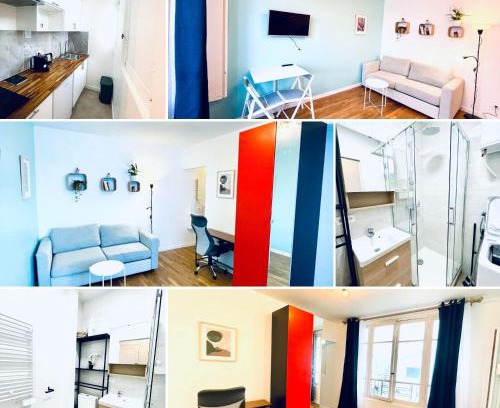 Saint-Ouen Apartamento | Studio - Au calme quartier Pleyel RER Ligne 14