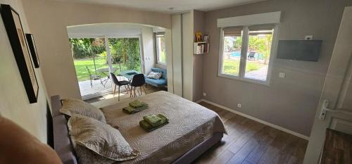Parempuyre Apartamento | Studio avec terrasse et tonnelle