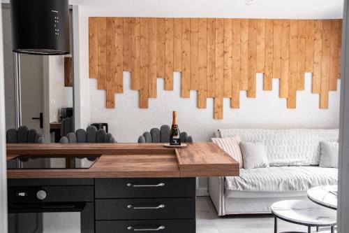 Saint-Gervais-les-Bains Apartamento | Studio cabine Au Loup Blanc avec vue Mont Blanc