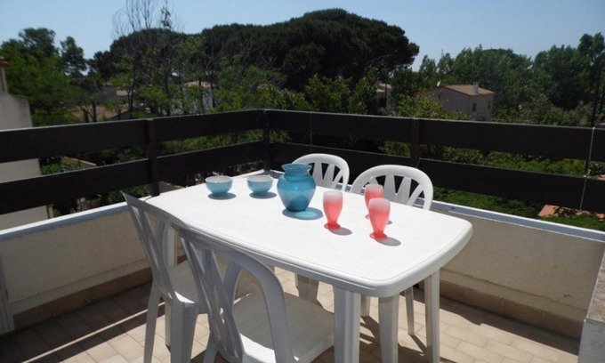 Le Grau-dʼAgde Apartamento | Studio cab. climatisé avec terrasse, pk privé et piscine - Grau d'Agde - FR-1-423-35
