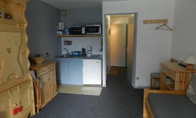 Le Pleynet Apartamento | Studio cabine au pied des pistes - FR-1-557A-7