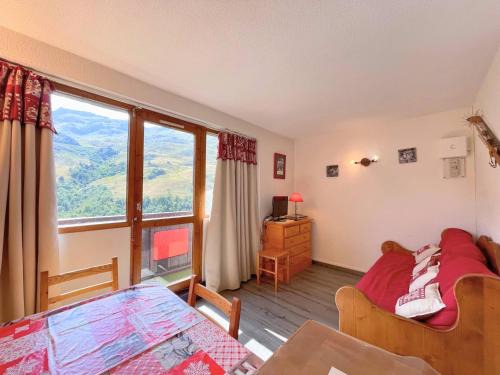 Les Menuires Apartamento | Studio cabine au pied des pistes, 4 pers, balcon, Le Menuires - FR-1-452-138