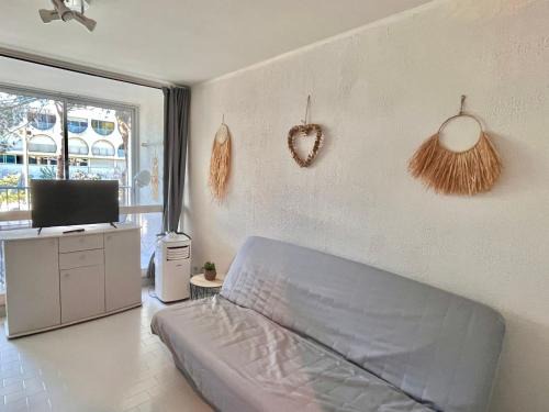 La Grande-Motte Apartamento | Studio Cabine avec Parking Privatif, Climatisation et TV à La Grande-Motte - FR-1-716-21