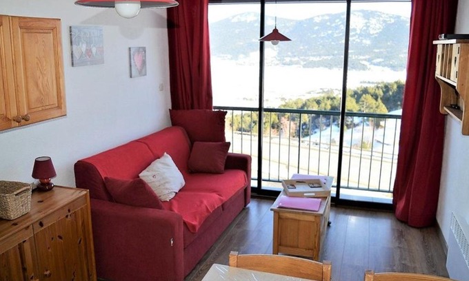 Les Angles Apartamento | Studio cabine avec kitchenette équipée et TV - FR-1-593-8