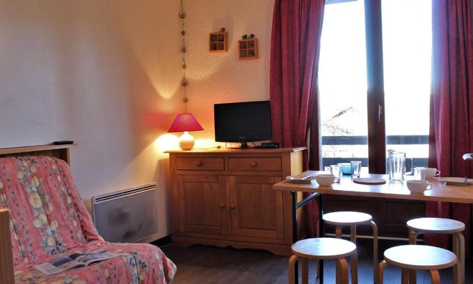 Risoul Apartamento | Studio cabine calme, 4 pers, pied des pistes - Risoul 1850 - FR-1-330-194
