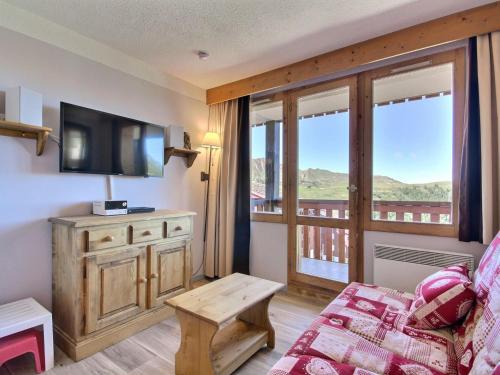 Belle Plagne Apartamento | Studio cabine confortable avec balcon au pied des pistes - FR-1-455-163