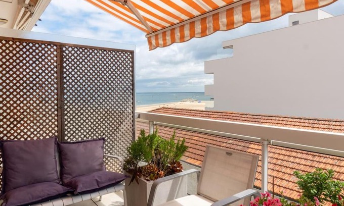 Arcachon Apartamento | Studio Cabine en première ligne avec vue bassin.
