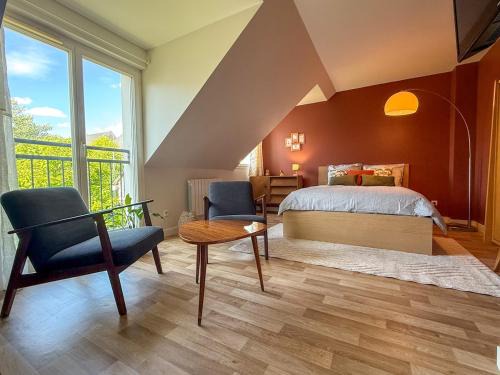 Le Coudray Apartamento | Studio calme à 3 min de l'hôpital de Chartres