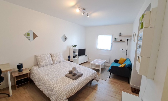 Saint-Marc Apartamento | Studio Calme Brest Hyper Centre