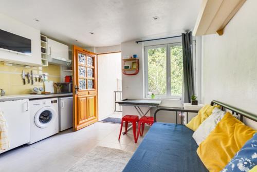 Palaiseau Apartamento | Studio calme proche Paris avec terrasse privative et jacuzzi en option