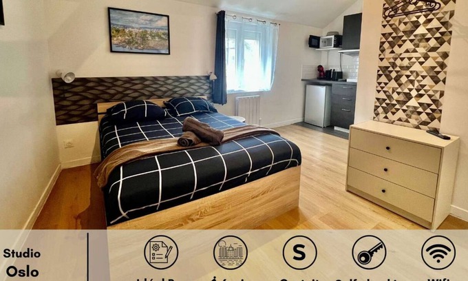 Chatellerault Apartamento | Studio charmant et cosy en centre-ville