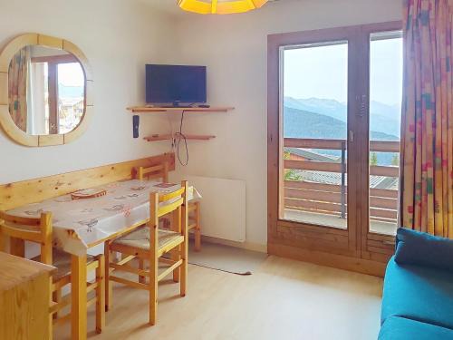 La Rosiere Apartamento | Studio coin montagne proche pistes avec balcon, 4 pers, vue vallÃ©e - FR-1-275-140